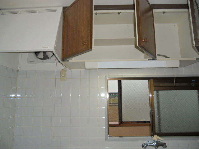 Kitchen. Ventilation is smooth because there is a window in the kitchen.