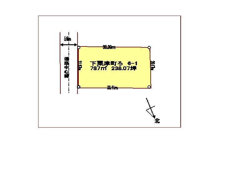 Compartment figure. Land price 12.8 million yen, Land area 787 sq m land construction