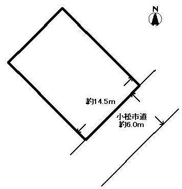 Compartment figure. Land price 8.67 million yen, Land area 286.71 sq m