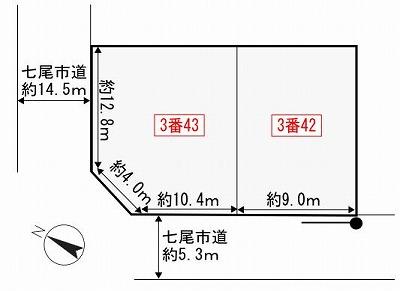 Compartment figure. Land price 3,416,000 yen, It is a land area 141.18 sq m tsubo 100,000 yen. 