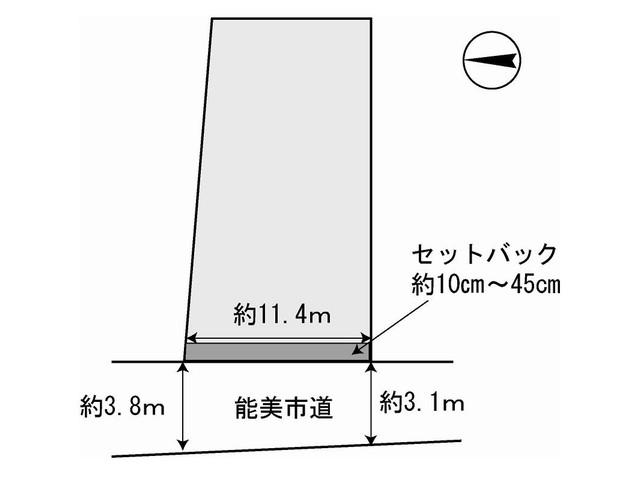 Compartment figure. Land price 2.5 million yen, Land area 222.31 sq m