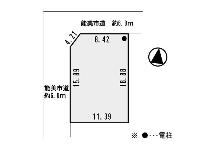 Compartment figure. Land price 6.84 million yen, There is snow melting device in a main street in the land area 210.96 sq m in the beautiful reclaimed land. 