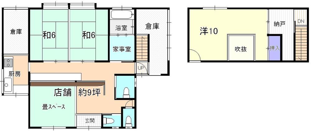 Floor plan. 20.8 million yen, 3K, Land area 202.04 sq m , Building area 71.06 sq m