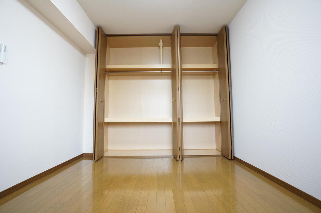 Living and room. Large closet of Western-style wall-to-wall