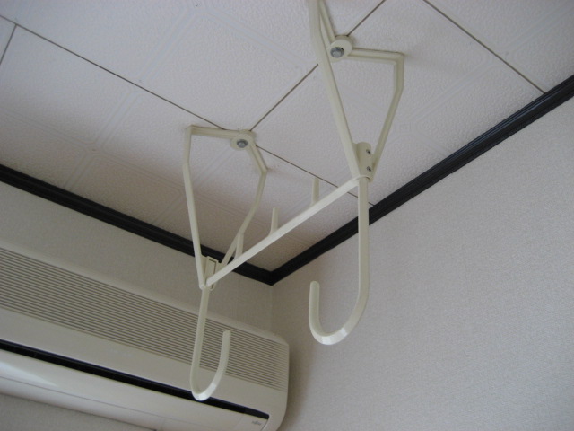 Other Equipment. Clothesline hook is attached to the Western-style room.
