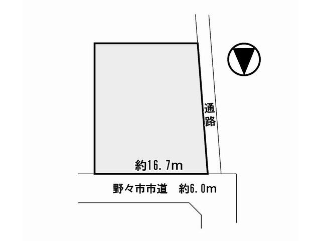Compartment figure. Land price 17,659,000 yen, Is a land area 278 sq m ion Okyozuka the immediate vicinity