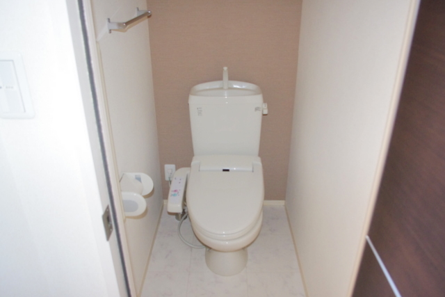 Toilet. The photograph is a separate, Room