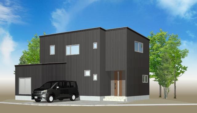 Local appearance photo. Stylish appearance of smart dark system.