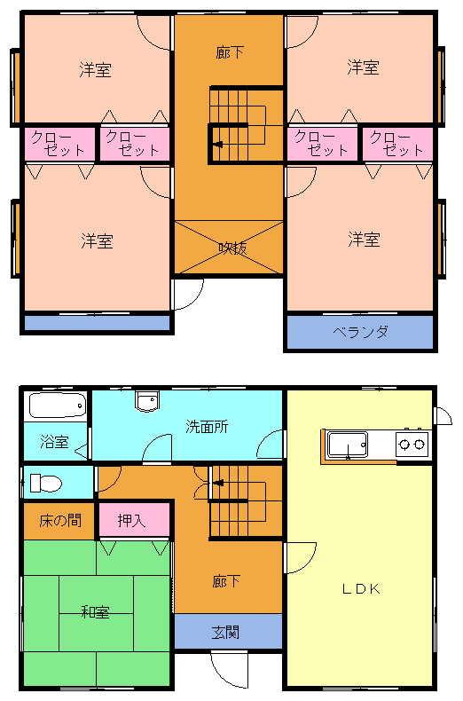 Floor plan. 16 million yen, 5LDK, Land area 303.4 sq m , Building area 165.5 sq m 2 floor independent of Western-style 4 room