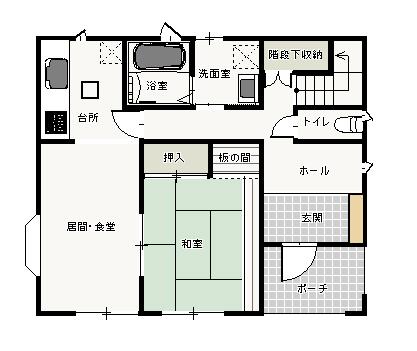 Floor plan. 16 million yen, 4LDK, Land area 183.45 sq m , Building area 115.92 sq m 1 floor