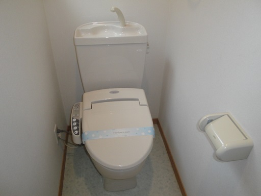 Toilet. Toilet is with a bidet.