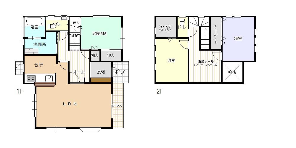 Floor plan. 12 million yen, 3LDK, Land area 495.89 sq m , Building area 128 sq m
