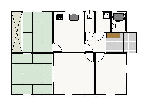 Floor plan. 4.5 million yen, 3LDK, Land area 238.54 sq m , Building area 238.54 sq m