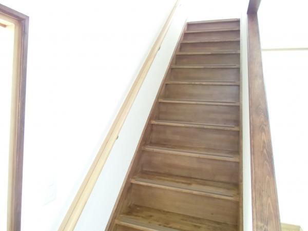 Other introspection. Handrail to the stairs ・ We slip installation!