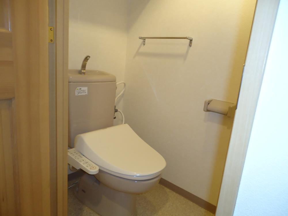 Toilet. It is with a hot-water heating toilet seat