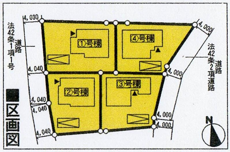 Compartment figure. 21,800,000 yen, 4LDK, Land area 154.07 sq m , Building area 95.17 sq m