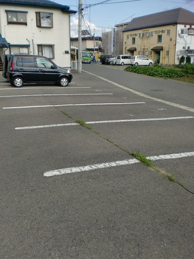 Parking lot. Is a parking lot with a margin.