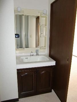 Other room space. Shampoo wash basin