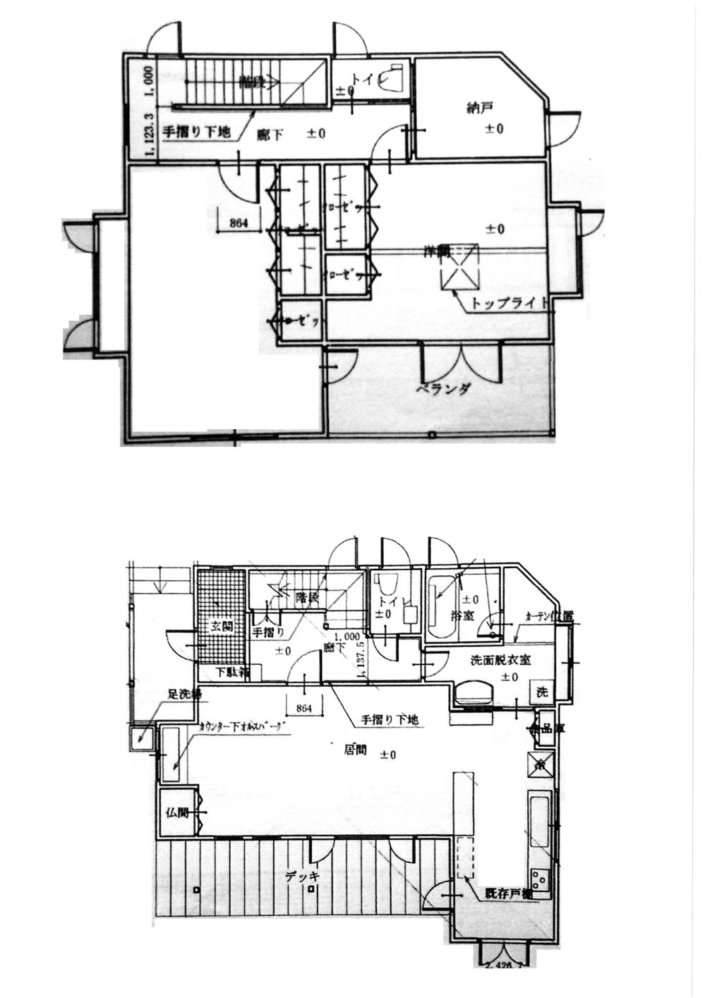 Floor plan. 14.8 million yen, 2LDK + S (storeroom), Land area 180.38 sq m , Building area 127.7 sq m