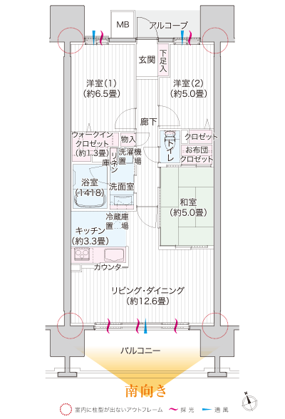 Floor: 3LDK + WIC + FC, the occupied area: 72.57 sq m, price: 25 million yen (tentative)