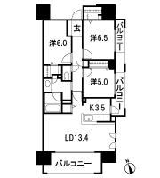Floor: 3LDK + WIC, the occupied area: 78.42 sq m, price: 29 million yen (tentative)