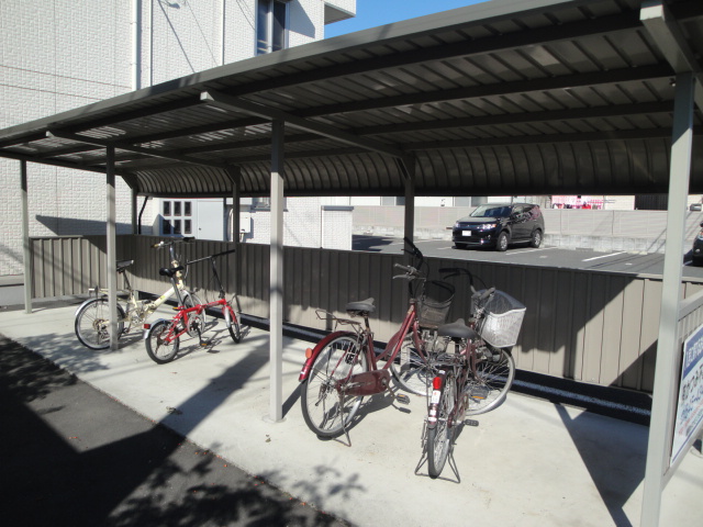 Other common areas. There is also a bicycle parking.