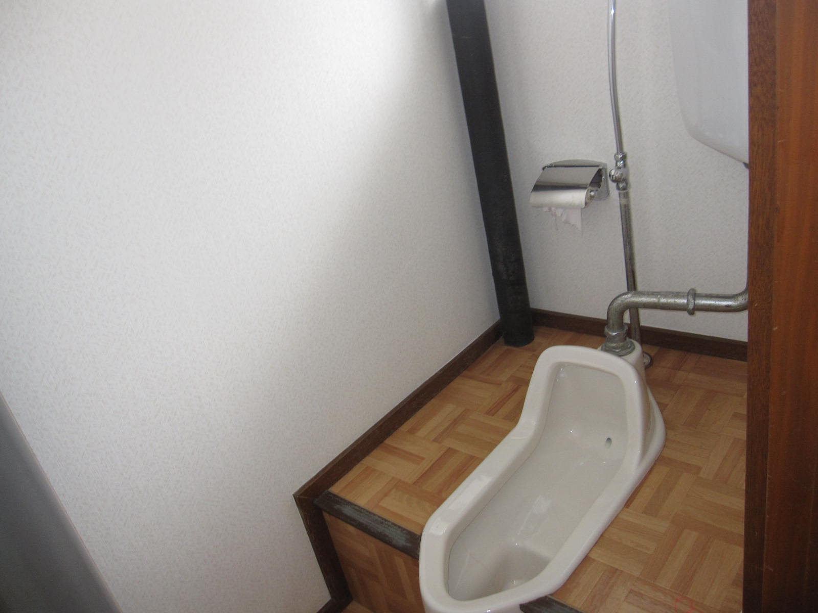 Toilet.  ・  ・  ・ Once upon a time of nostalgia Japanese-style toilet?