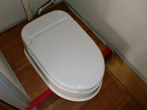 Toilet. It is the state of the toilet.