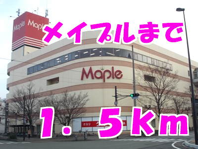 Supermarket. 1500m to maple (super)