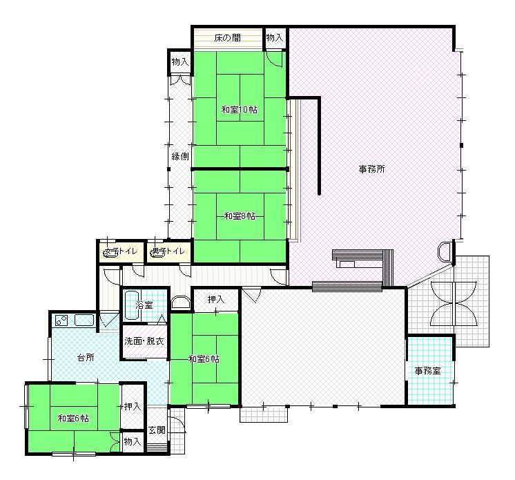 Floor plan. 16 million yen, 4DK + 2S (storeroom), Land area 460.94 sq m , Building area 192.94 sq m