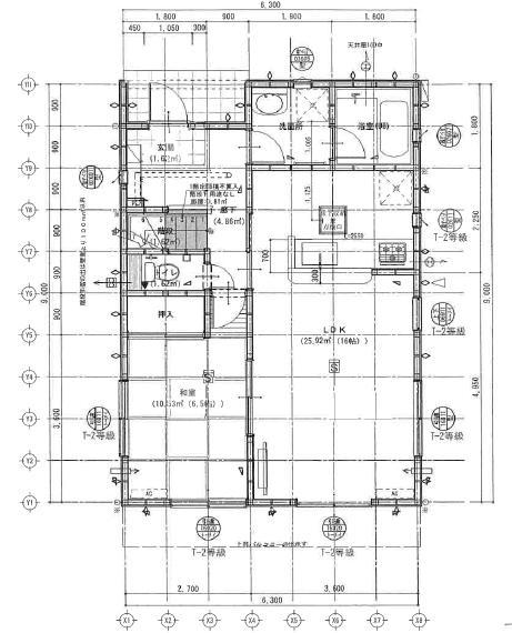 Floor plan. 25,800,000 yen, 4LDK, Land area 195.06 sq m , It is a building area of ​​97.2 sq m spacious bath bathhouse in. You can thoroughly experience because there is a construction Listing to your local also confirmation of the same specification equipment. Confidence have in building performance due to cost-effective ◎