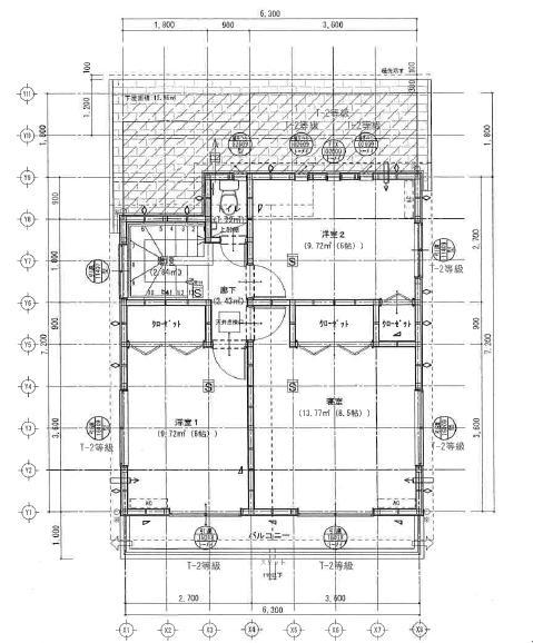 Floor plan. 25,800,000 yen, 4LDK, Land area 195.06 sq m , Providing a master bedroom with an open feeling to the building area 97.2 sq m south, Two-sided balcony is also standard equipment. Those that stick ・ By all means, please visit the clearly buildings which do not adhere. 
