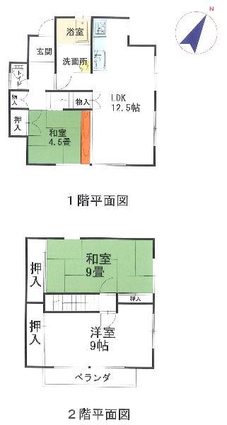 Floor plan. 14,850,000 yen, 3LDK, Land area 220.48 sq m , Building area 89.42 sq m currently under renovation