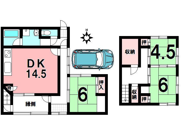 Floor plan. 15.8 million yen, 3DK, Land area 178.35 sq m , Building area 100 sq m
