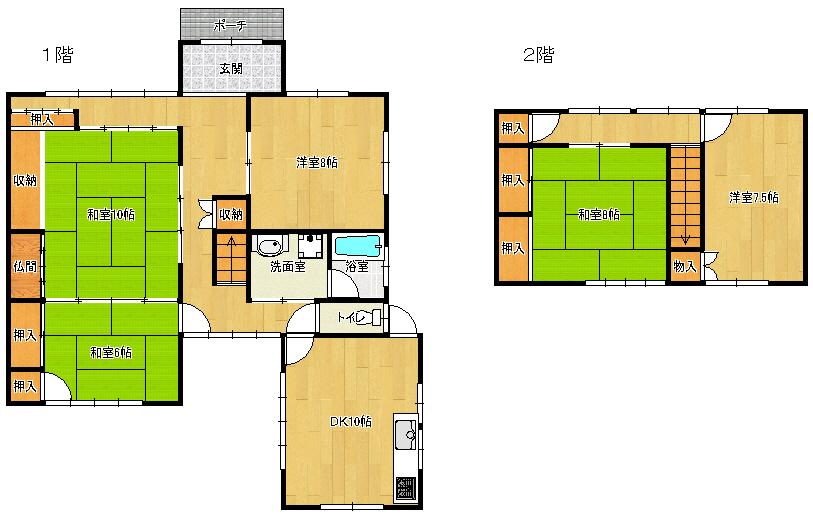 Floor plan. 16.8 million yen, 5DK, Land area 470.25 sq m , Building area 147.1 sq m
