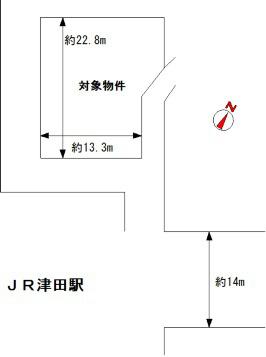 Compartment figure. Land price 9.6 million yen, Land area 320 sq m