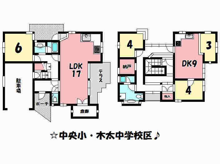 Floor plan. 38,500,000 yen, 3LDK, Land area 204.88 sq m , Building area 219.67 sq m
