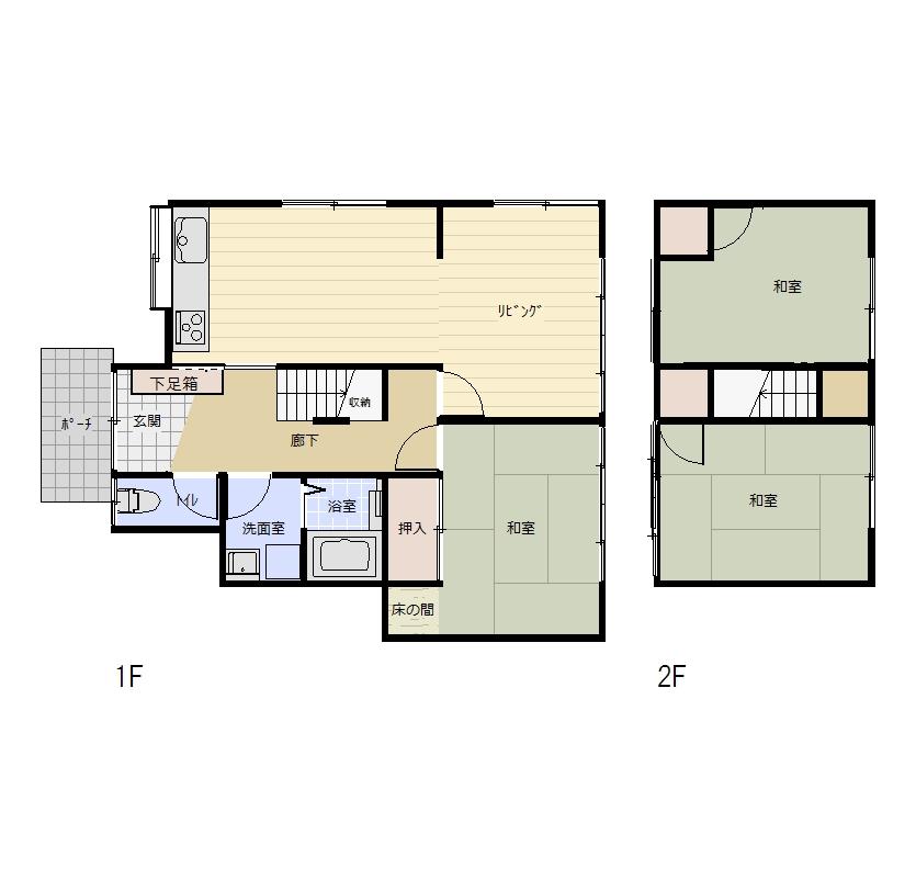Floor plan. 10.8 million yen, 3LDK, Land area 150.72 sq m , Building area 81.6 sq m