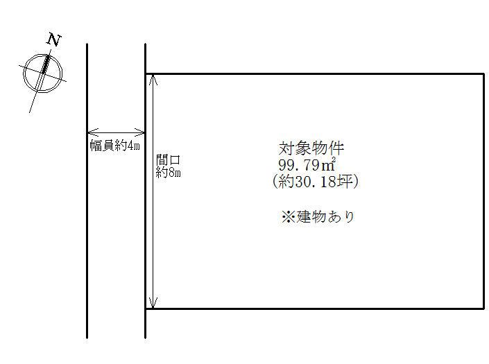Compartment figure. Land price 11 million yen, Land area 99.79 sq m