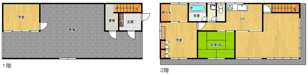 Floor plan. 6 million yen, 3LDK, Land area 136.75 sq m , Building area 150.48 sq m