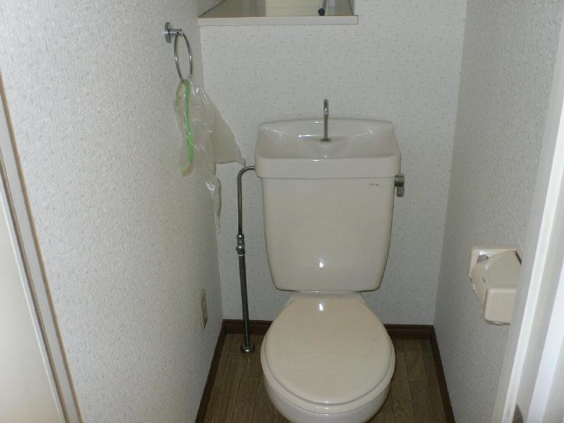 Toilet. It attaches Washlet