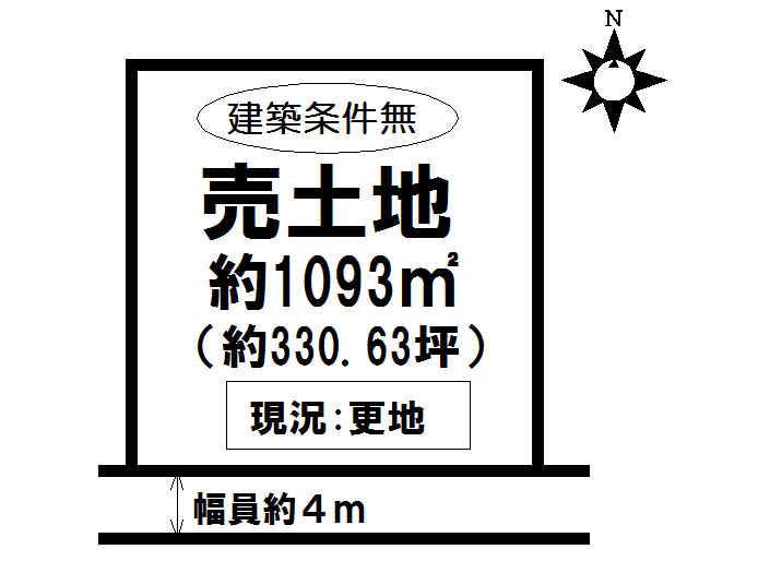 Compartment figure. Land price 14.6 million yen, Land area 1093 sq m