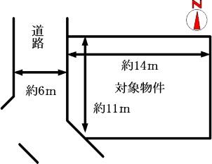 Compartment figure. Land price 5,051,000 yen, Land area 167 sq m acreage: 167.00 sq m (about 50.51 square meters)