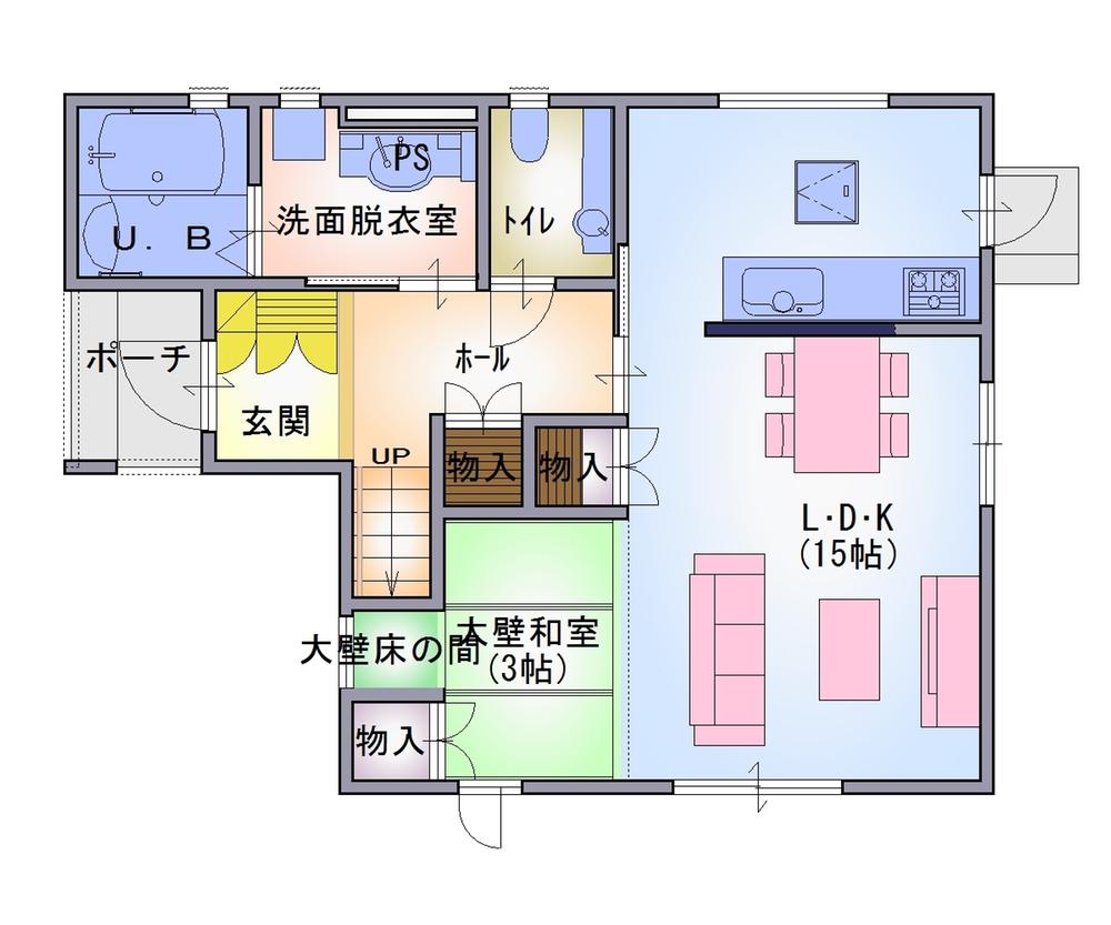 Floor plan. 19,870,000 yen, 3LDK + S (storeroom), Land area 138.51 sq m , Building area 101.03 sq m