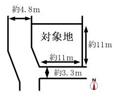 Compartment figure. Land price 7.95 million yen, Land area 163.02 sq m compartment view