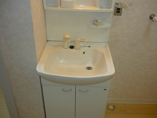 Washroom. Independent wash basin, Will shampoo dresser.