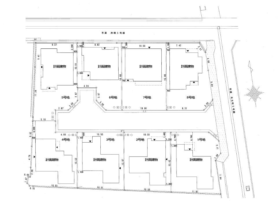 The entire compartment Figure. We do streets proposal of all 8 compartment.