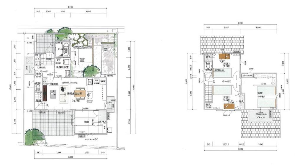 Floor plan. (No. 3 locations), Price 28,730,000 yen, 4LDK, Land area 133.78 sq m , Building area 96.26 sq m