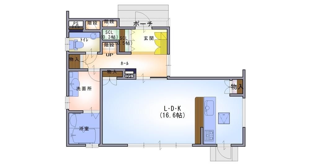 Floor plan. 16.5 million yen, 3LDK, Land area 151.42 sq m , Building area 98.53 sq m
