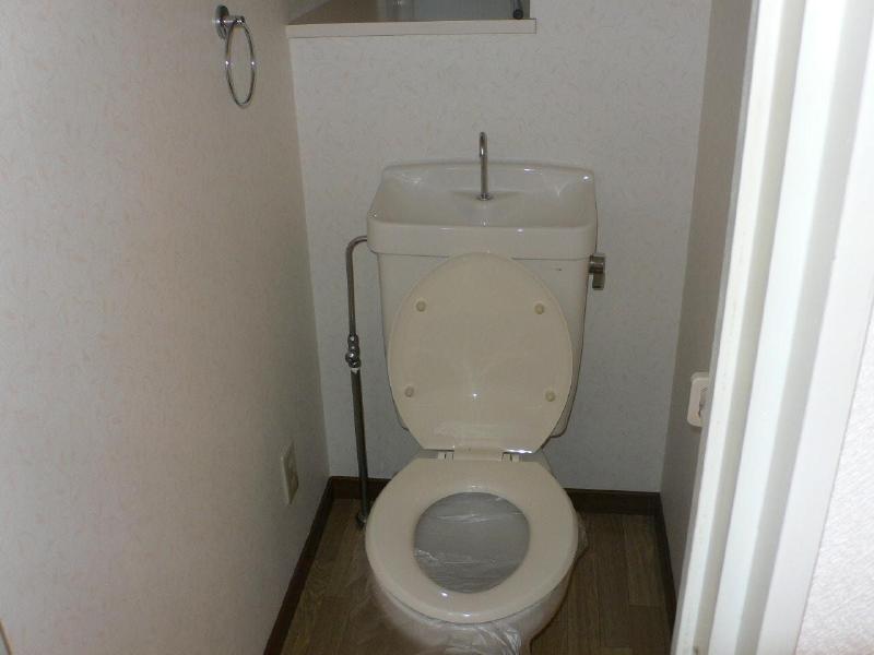 Toilet. It attaches Washlet